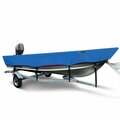 Eevelle Boat Cover V HULL FISHING Outboard Motor w/ Outboard 12ft 6in L 72in W Royal SFVFW1272B-RYL